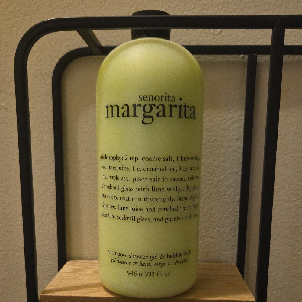 Philosophy Senorita margarita shampoo, shower gel &  bubble bath, 32 oz. size.